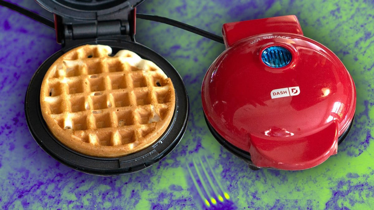 This  Mini Waffle Maker Makes the Perfect Waffl…