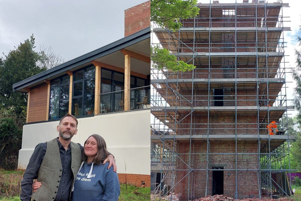 Couple who bought WW2 water tower for dream home run out of funds after tragedy Couple who bought WW2 water tower for dream home run out of funds after tragedy