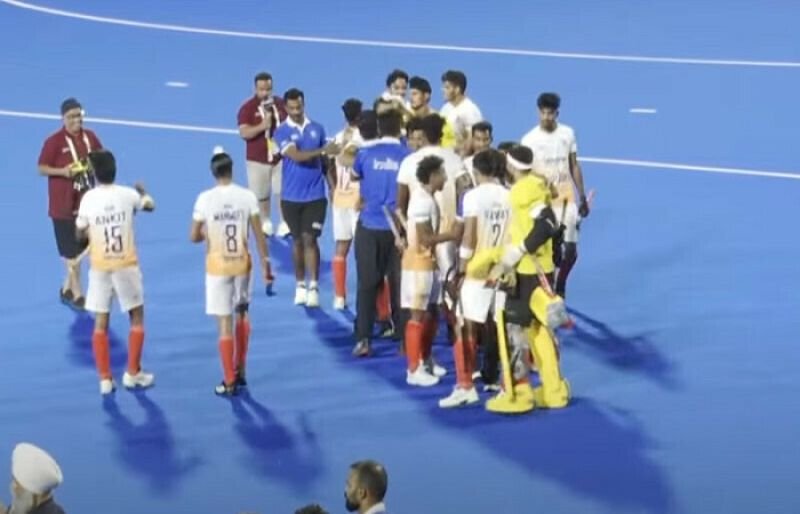 India defeat Pakistan 5-3 in Junior Asia Cup hockey final India defeat Pakistan 5-3 in Junior Asia Cup hockey final