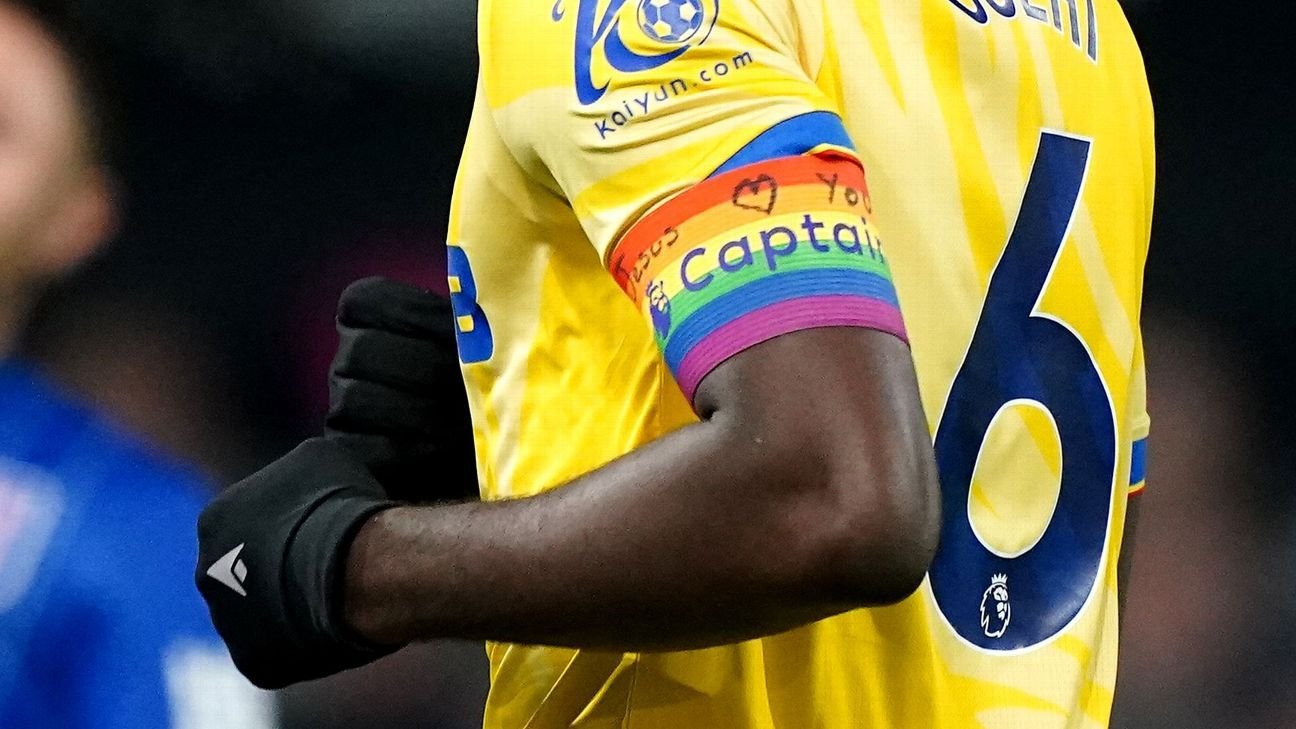 FA to take no action against Marc Guéhi for ‘Jesus loves you’ rainbow armband FA to take no action against Marc Guéhi for ‘Jesus loves you’ rainbow armband