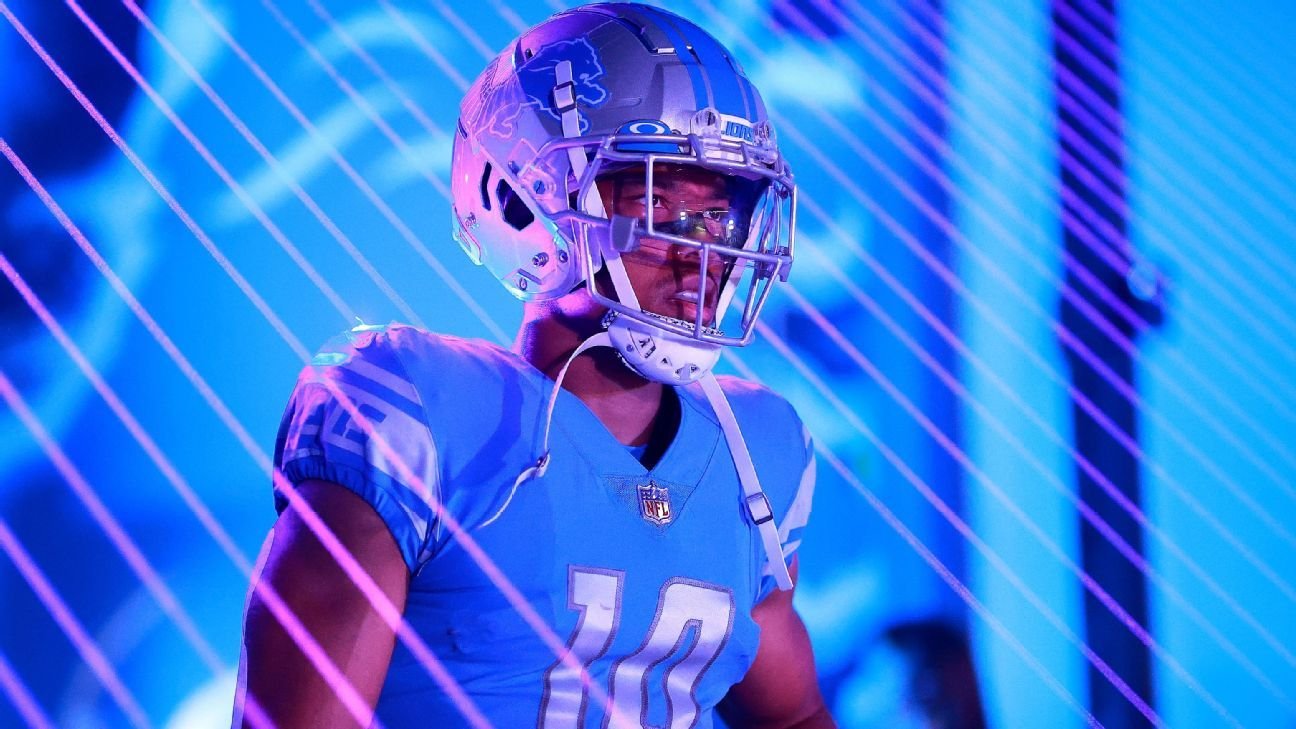 Lions WR Amon-Ra St. Brown defined by work ethic, …