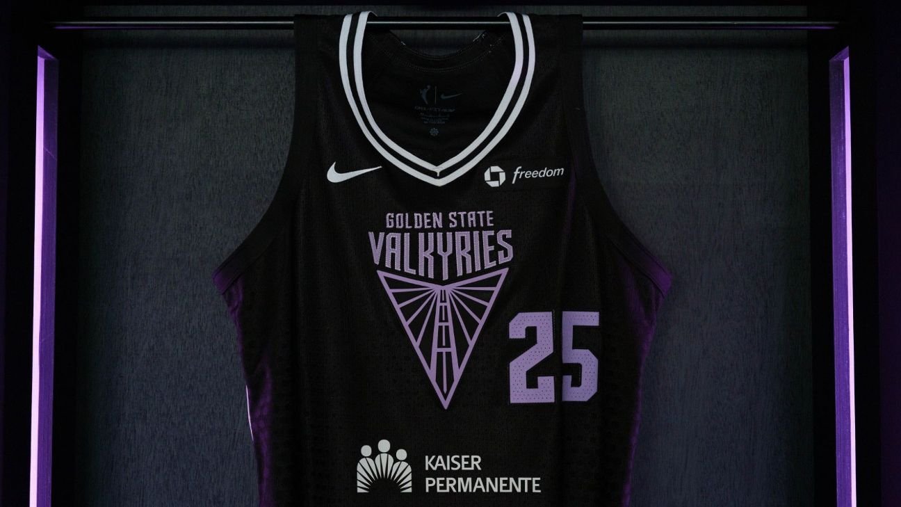 Golden State Valkyries unveil uniform for inaugural WNBA season Golden State Valkyries unveil uniform for inaugural WNBA season