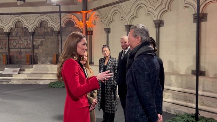 Kate Middleton chats with Richard E Grant at carol service | Culture