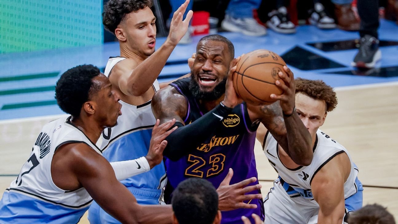 LeBron says Lakers facing test without several …