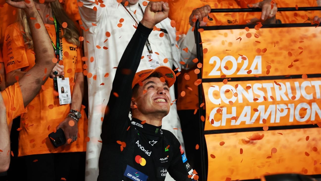 Norris’ grit, poise deliver McLaren F1’s constructors’ crown