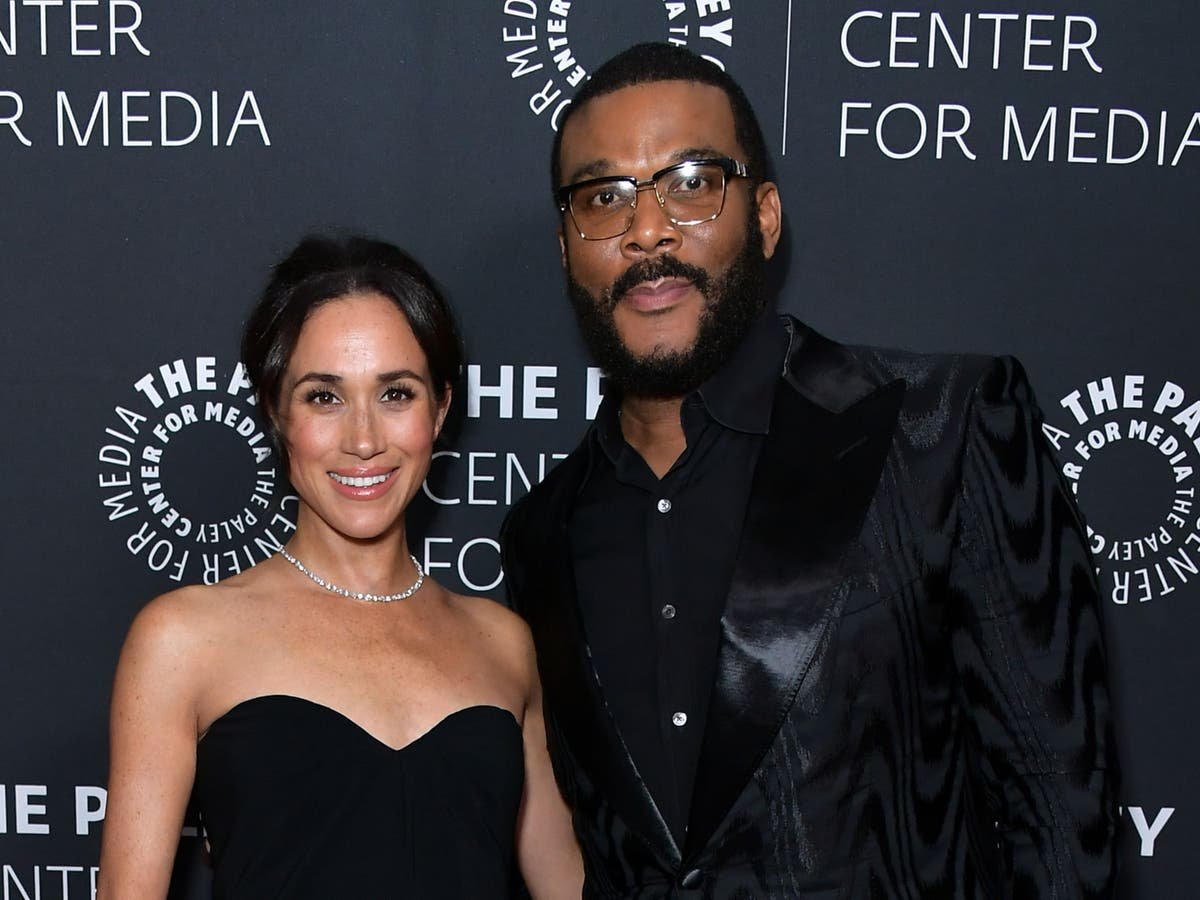 Tyler Perry has harsh response to question about helping Meghan Markle leave the royal family Tyler Perry has harsh response to question about helping Meghan Markle leave the royal family