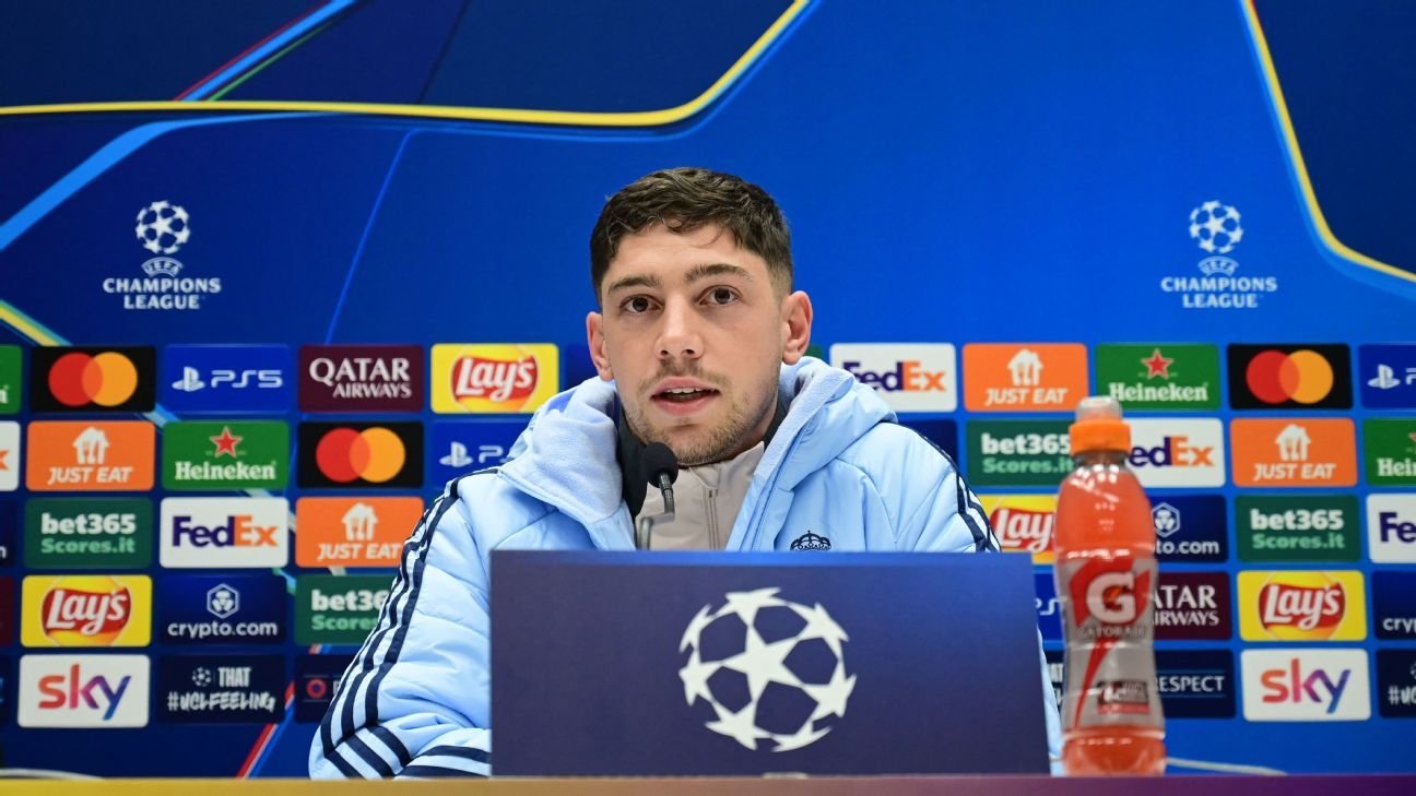 Real Madrid not used to UCL struggles – Federico Valverde