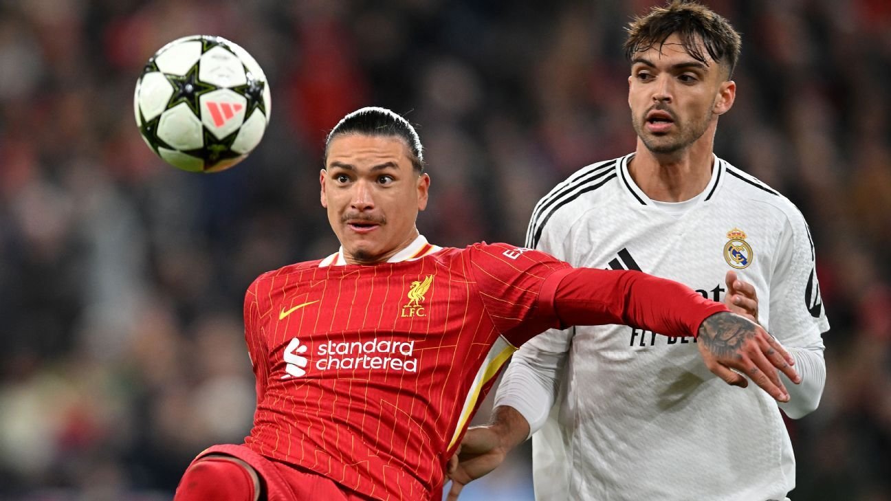 Liverpool’s Arne Slot: Misfiring Darwin Núñez ‘wants it too much’