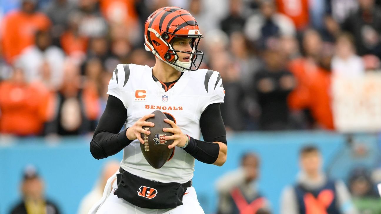 Bengals’ Joe Burrow hits Chase Brown with TD pass vs. Titans Bengals’ Joe Burrow hits Chase Brown with TD pass vs. Titans