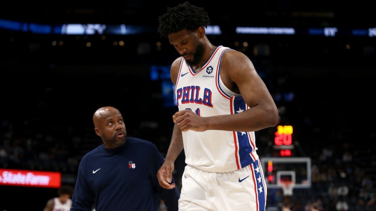 Joel Embiid (sinus fracture) to be reevaluated in one week