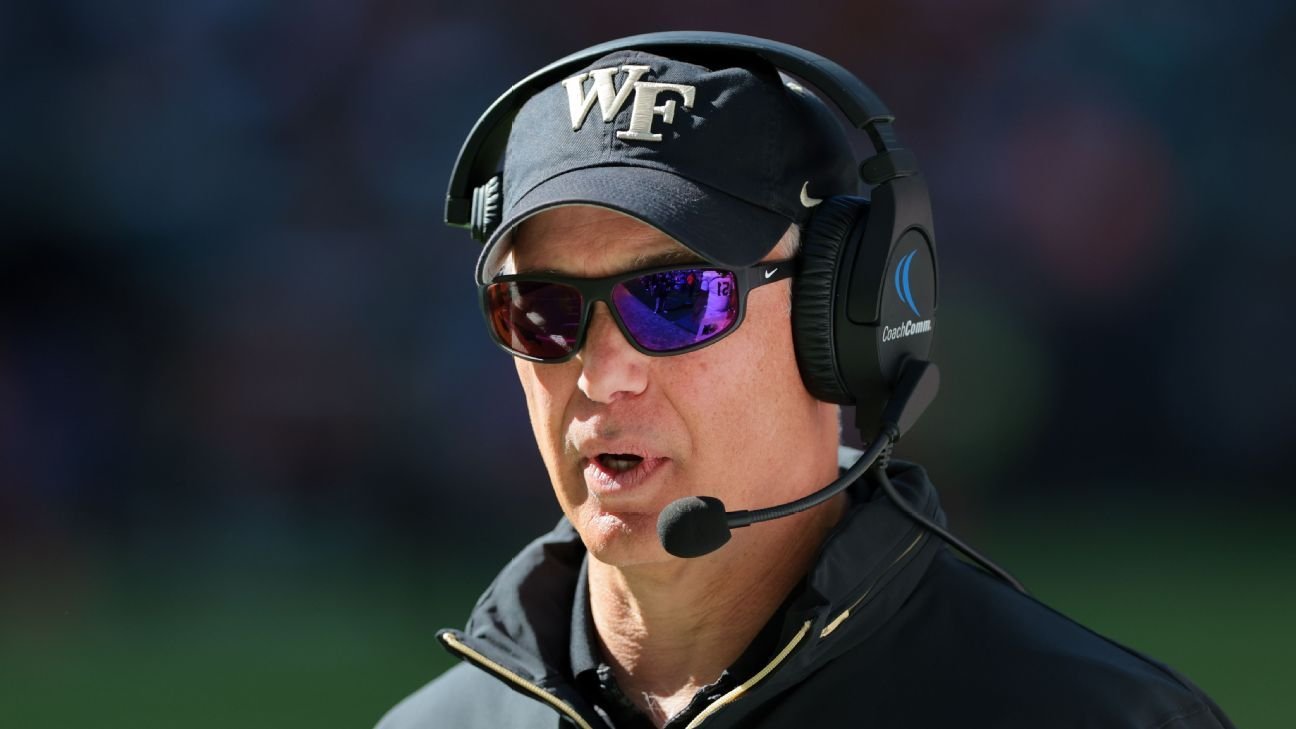 Wake Forest’s Dave Clawson resigns as football coach Wake Forest’s Dave Clawson resigns as football coach