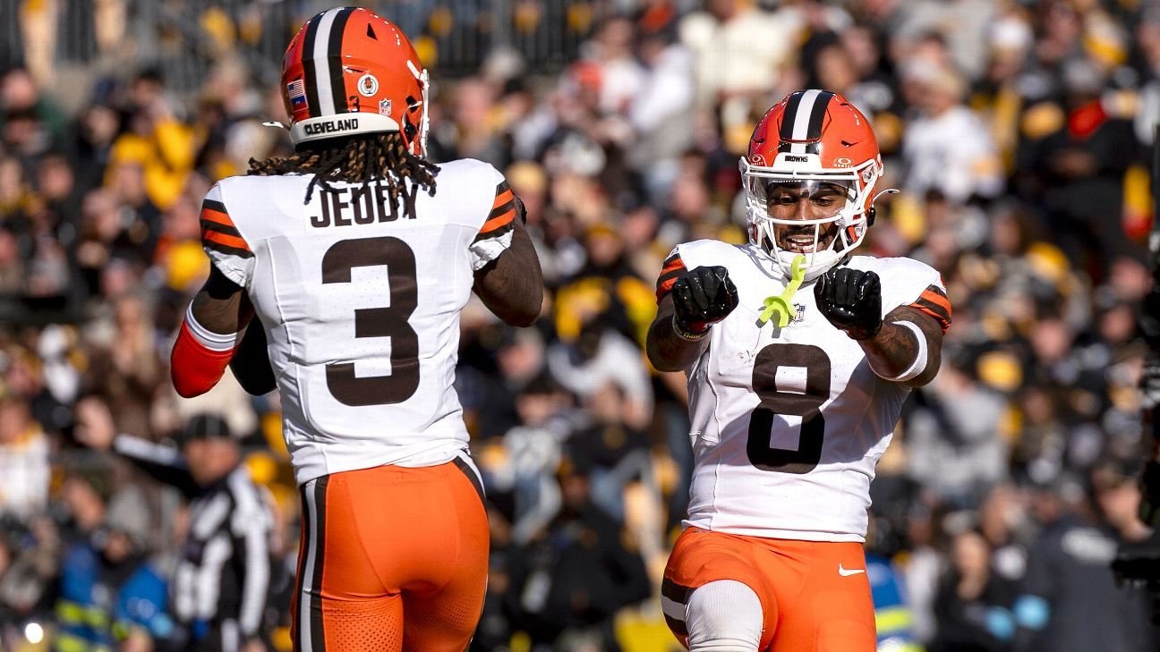 Browns receivers Jeudy, Moore share South Florida roots