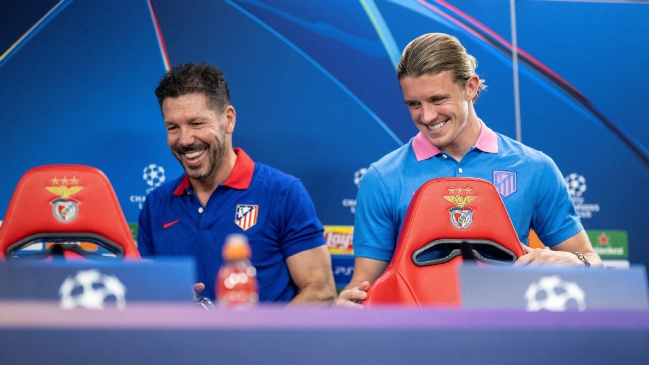 Conor Gallagher says Atlético, Simeone are ‘perfect’ for him