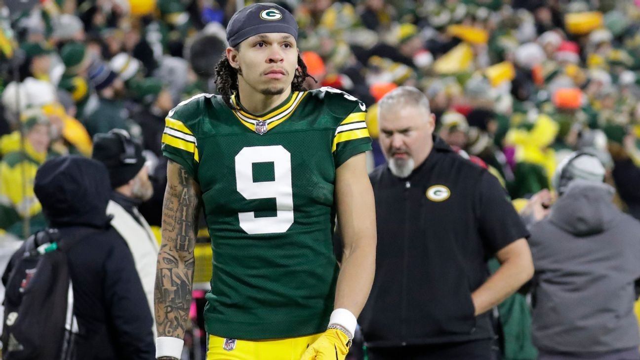 Packers’ Matt LaFleur – Christian Watson’s knee injury a bruise