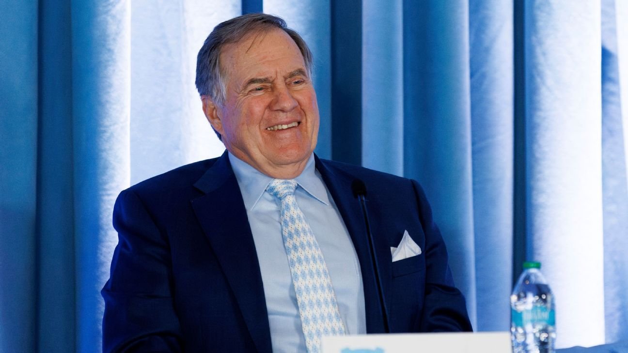 New Tar Heels coach Bill Belichick won’t attend Fenway Bowl