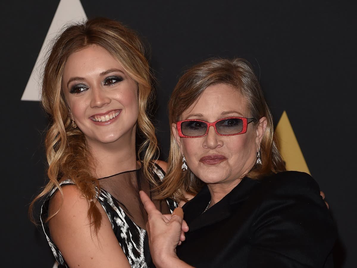 Billie Lourd shares emotional tribute to mother Carrie Fisher eight years after her death