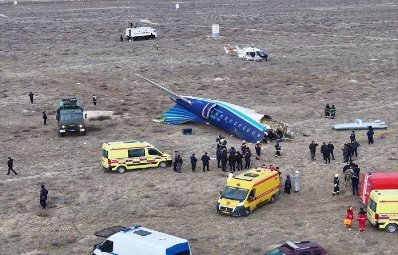 Azerbaijan Airlines plane crashes in Kazakhstan, many feared dead