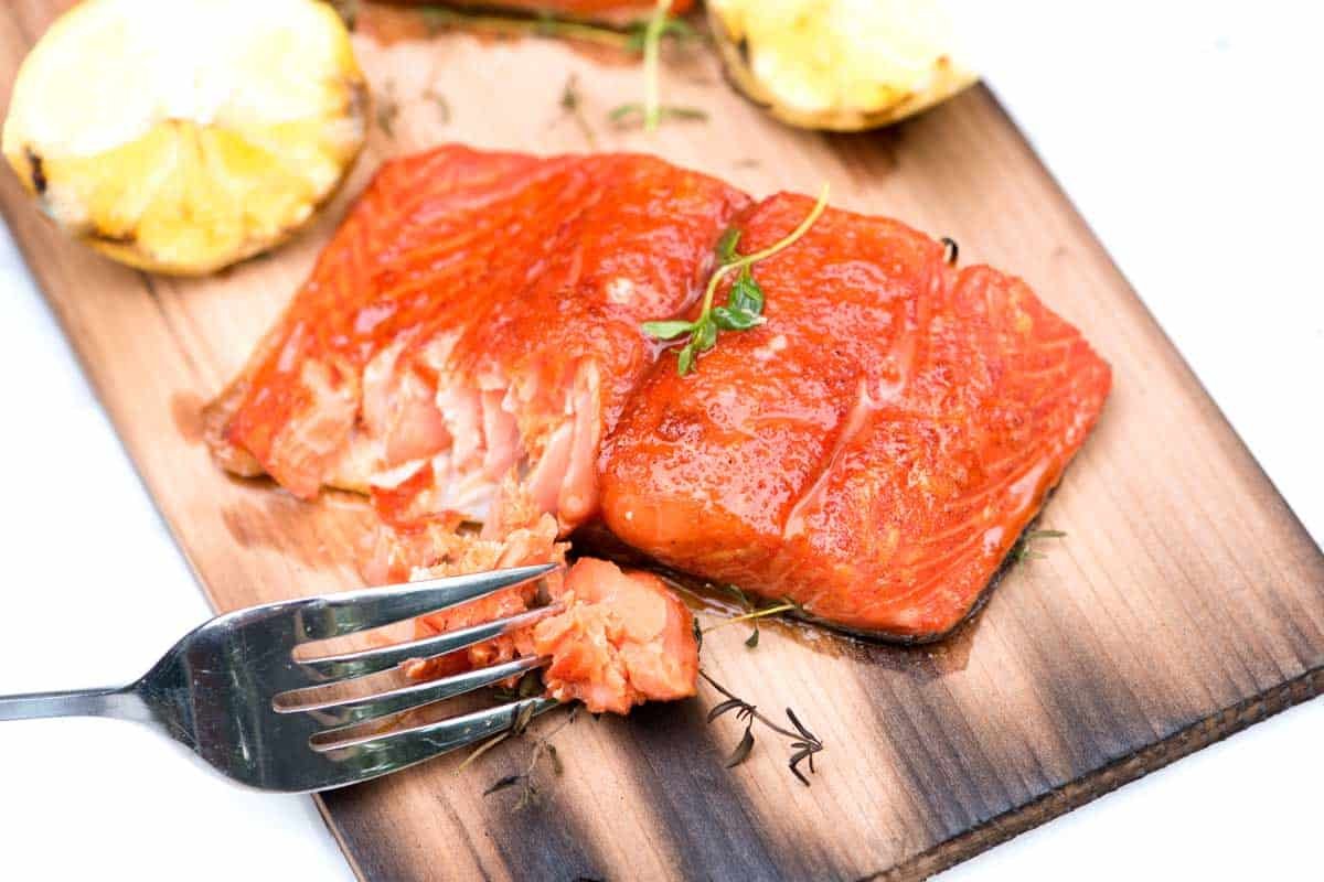 Cedar Plank Salmon Recipe with Citrus Rub