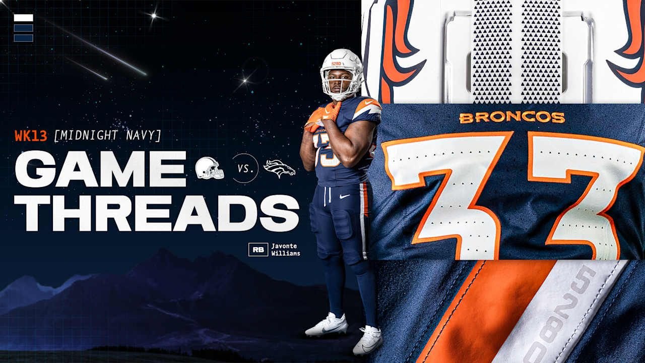Denver Broncos To Debut New White Helmets, Navy Blue Alternate Jerseys On Monday Night Football – SportsLogos.Net News Denver Broncos To Debut New White Helmets, Navy Blue Alternate Jerseys On Monday Night Football – SportsLogos.Net News