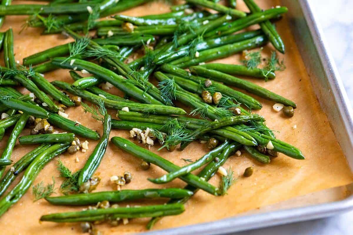 Garlic Roasted Green Beans Recipe