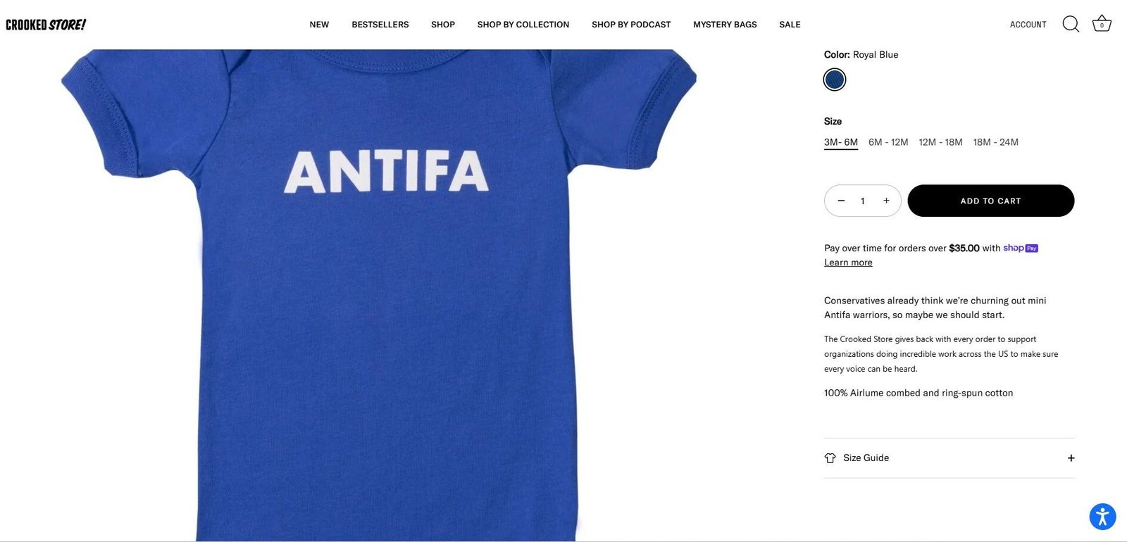 Former Obama officials selling ANTIFA gear for kids: “ANTIFA baby onesie”