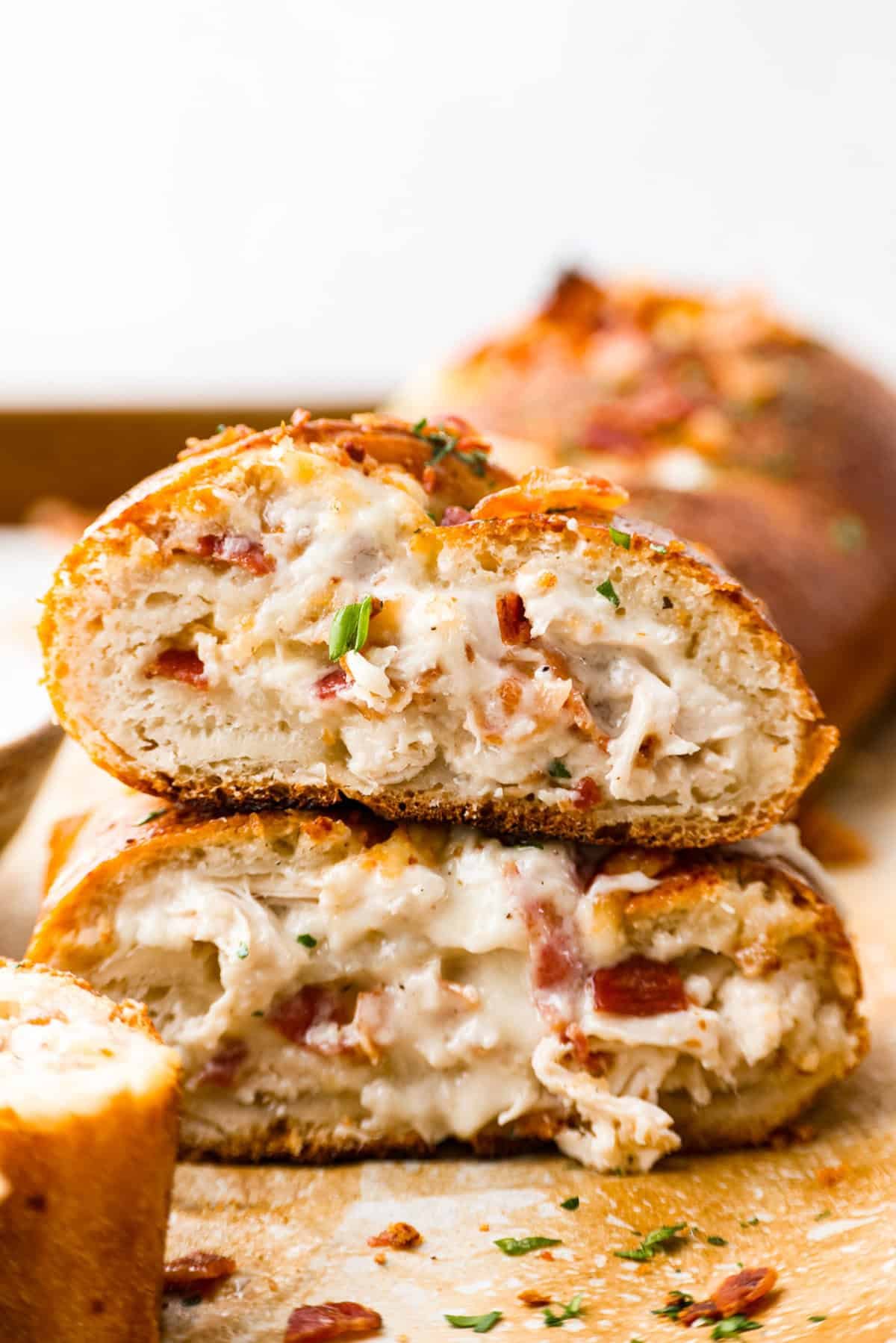 Chicken Bacon Ranch Stromboli | The Recipe Critic