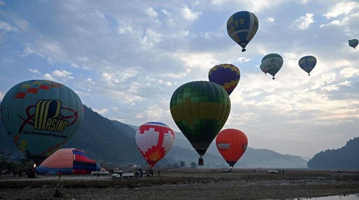 Nepal hosts its first hot air balloon festival