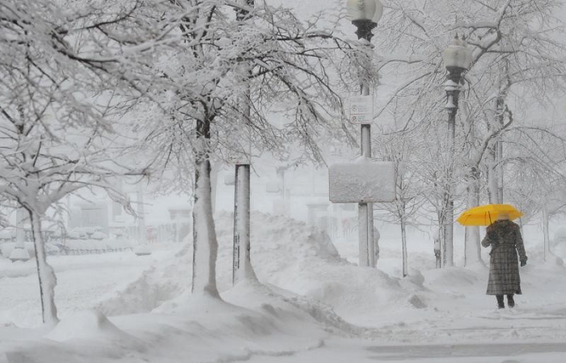 Massive winter storm in America