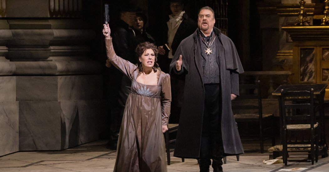 Review: For the Met Opera’s ‘Tosca,’ Third Cast’s a Charm