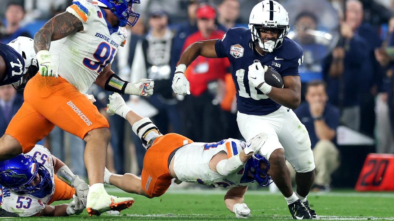 Penn State RBs Singleton, Allen cooking on and off field
