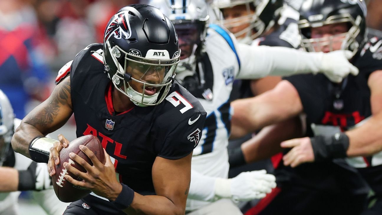 Falcons’ Michael Penix Jr. runs, throws for TDs vs. Panthers