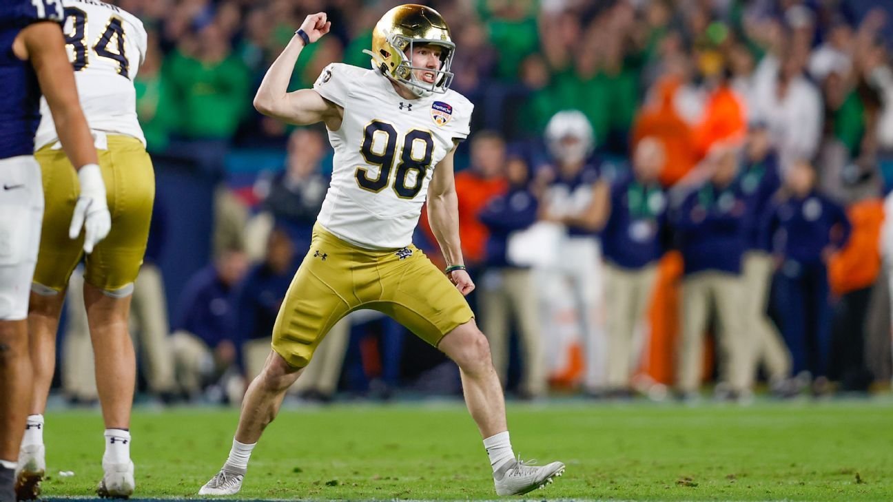 Jeter’s clutch FG lifts Notre Dame over Penn State in CFP semi