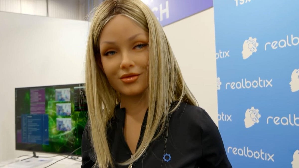 We Interviewed Aria, a 5K Almost-Human Robot at CES 2025