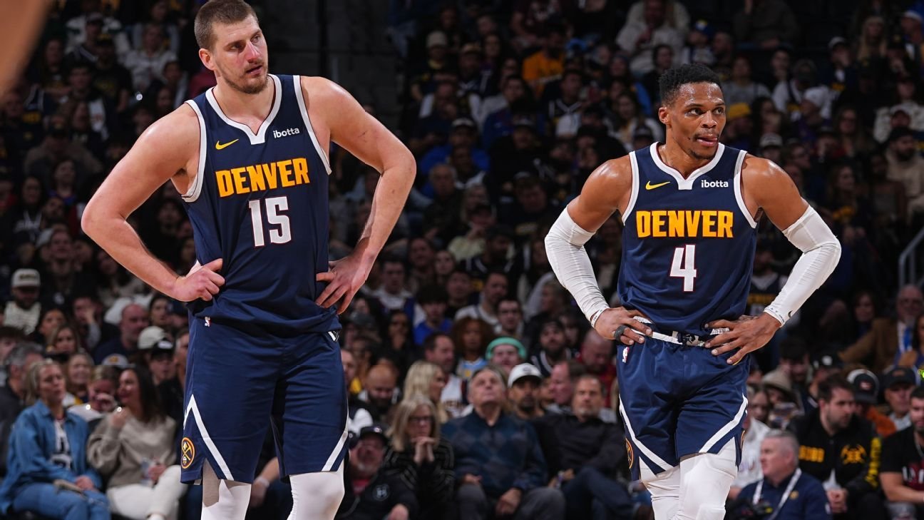 Nuggets’ Nikola Jokic, Russell Westbrook have triple-doubles in same game