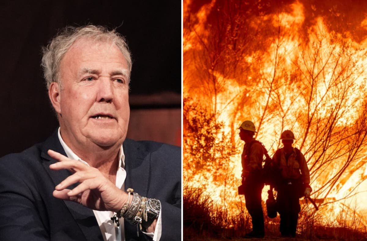 California wildfires: Jeremy Clarkson hits out at claims celebrity lives ‘don’t matter’