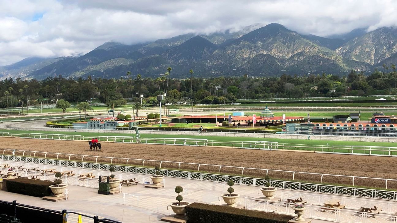 Santa Anita postpones racing to stage track for fire relief