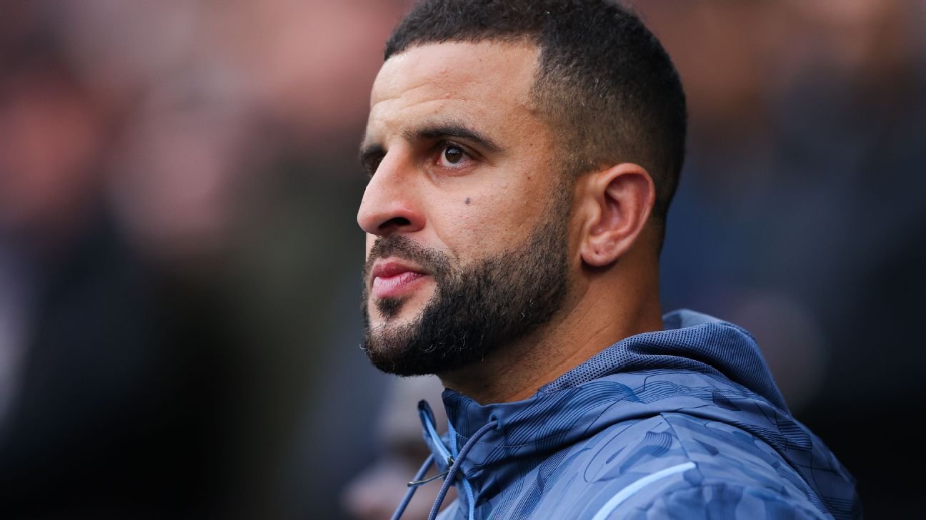 Man City defender Kyle Walker left out of squad vs. Brentford