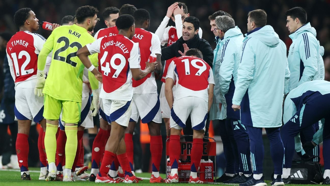 Arsenal’s lack of depth sees them slip in title race