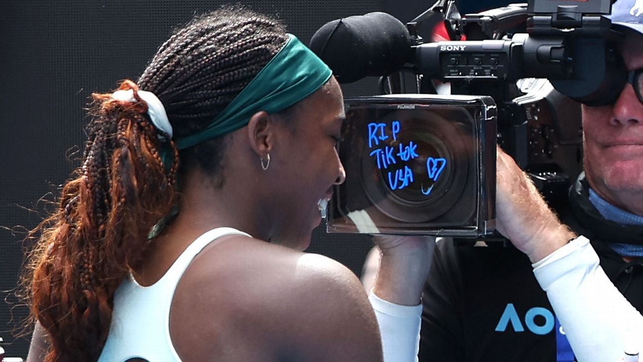 Coco Gauff hopes TikTok ban in United States is short-lived