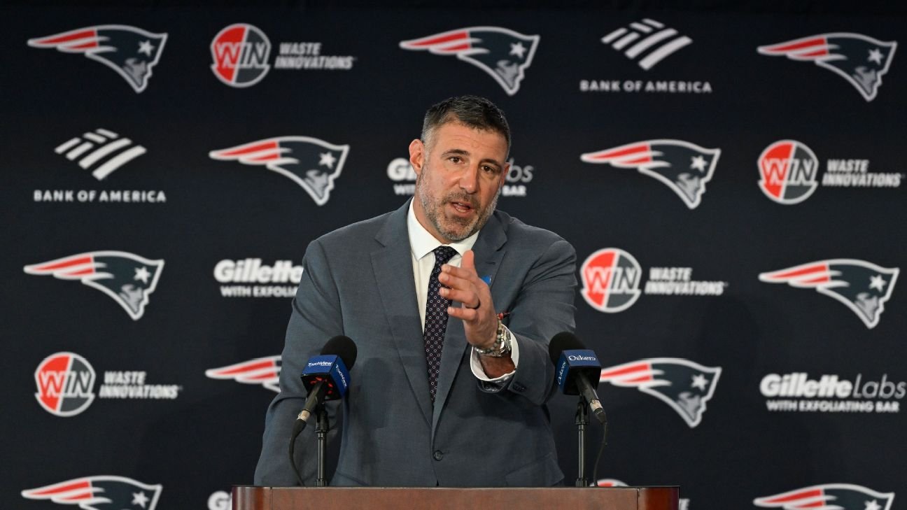 Who’s on Mike Vrabel’s radar for Patriots coordinators?