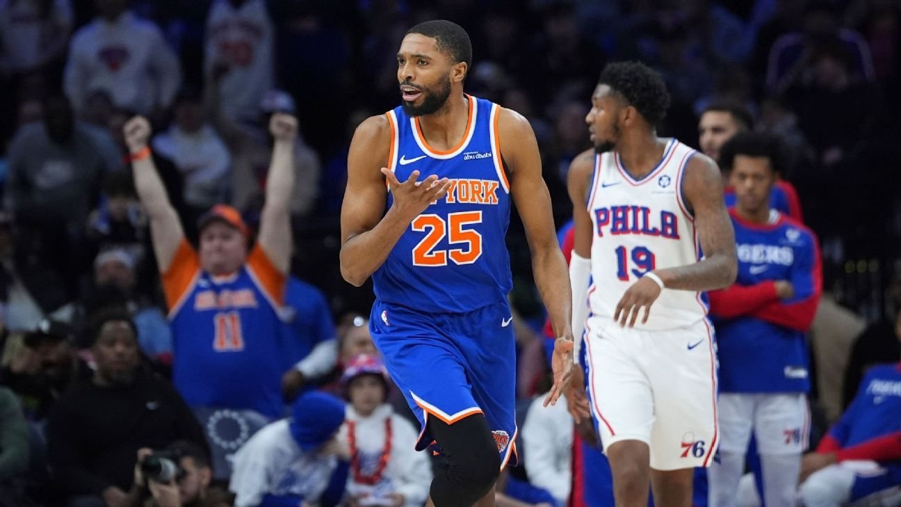 Knicks’ Mikal Bridges returns to Brooklyn in a far different role