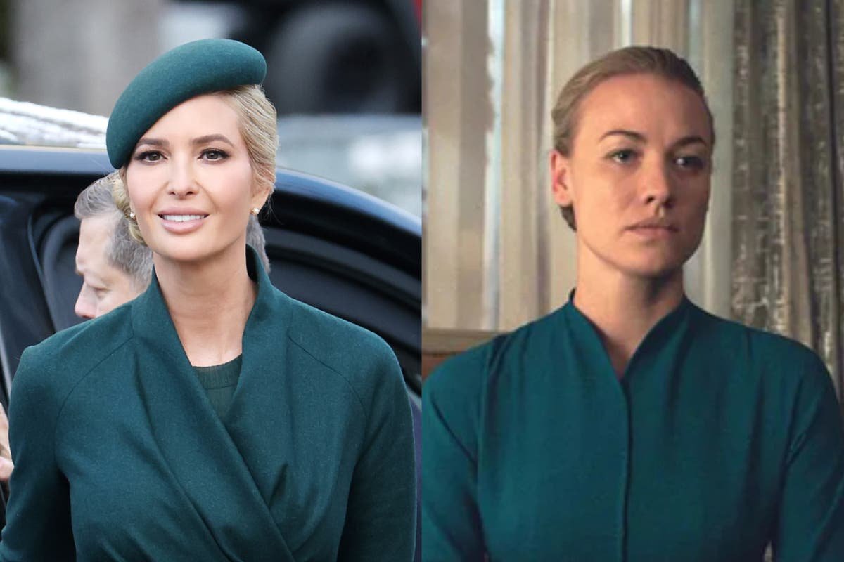 Ivanka Trump’s inauguration day outfit earns comparisons to Handmaid’s Tale wives