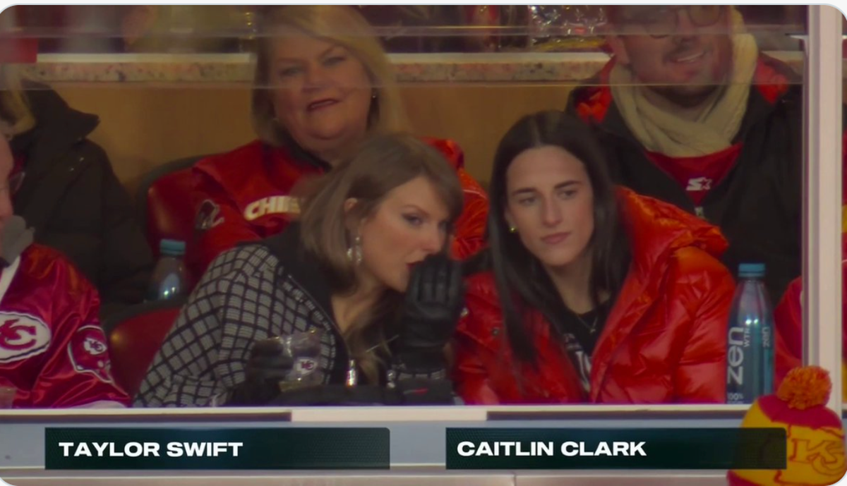 ‘Power duo’ Taylor Swift and Caitlin Clark come together to celebrate the Chiefs