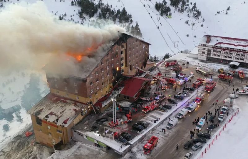 Turkiye arrests nine over deadly fire at ski resort Turkiye arrests nine over deadly fire at ski resort