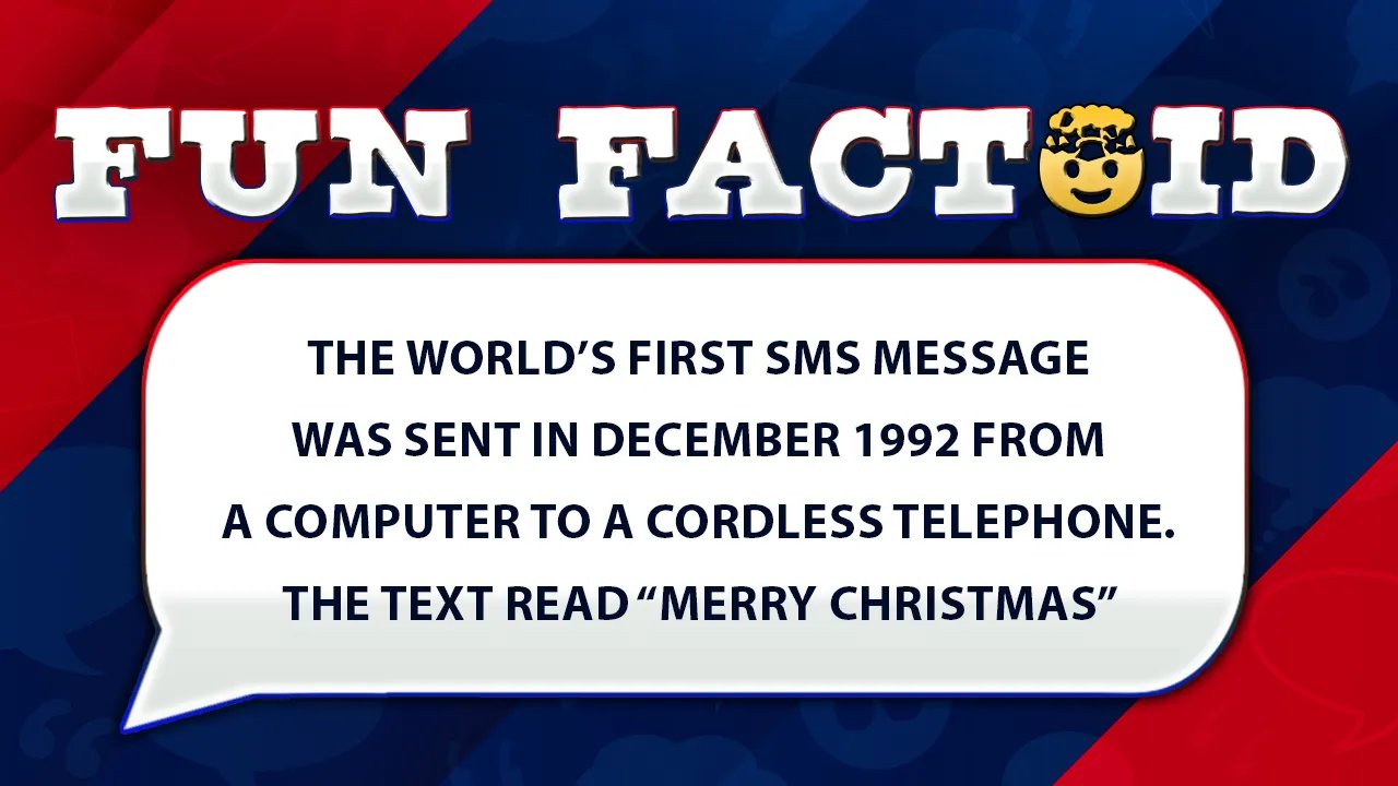 “Merry Christmas” was the first text message ever sent