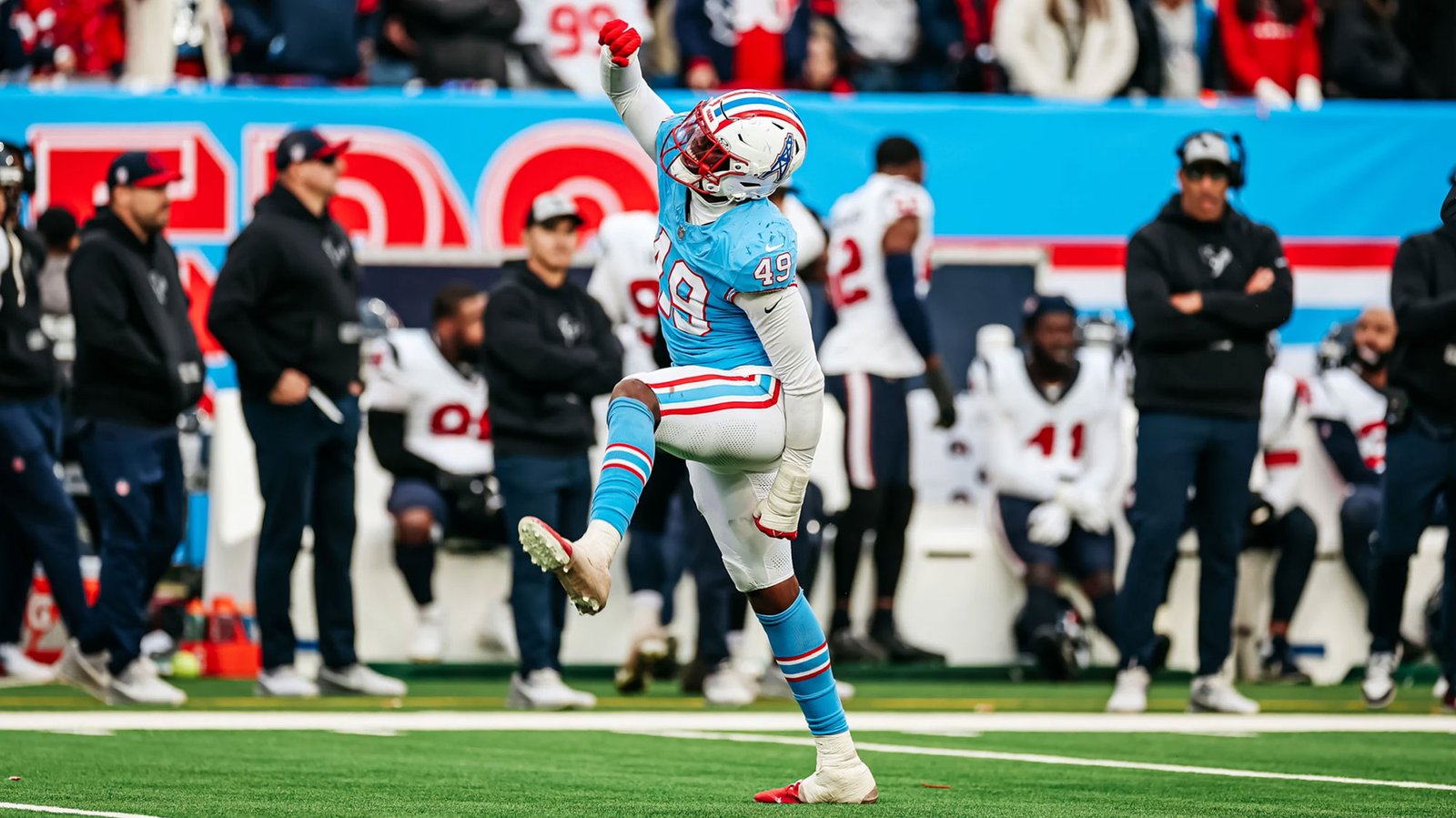 Tennessee Titans To Wear Houston Oilers Throwback 