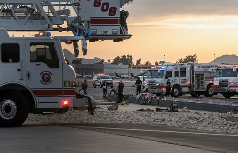 At least one dead as business jets collide at US airport At least one dead as business jets collide at US airport