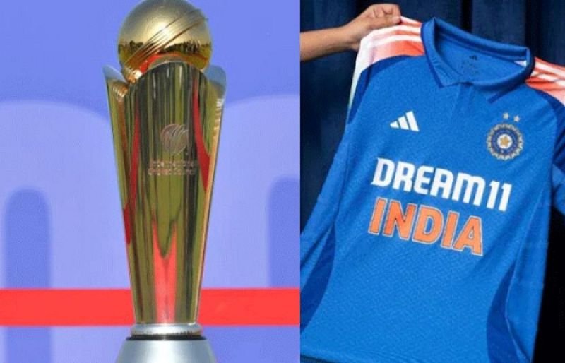 “Pakistan” printed on Indian jersey for Champions Trophy 2025 “Pakistan” printed on Indian jersey for Champions Trophy 2025