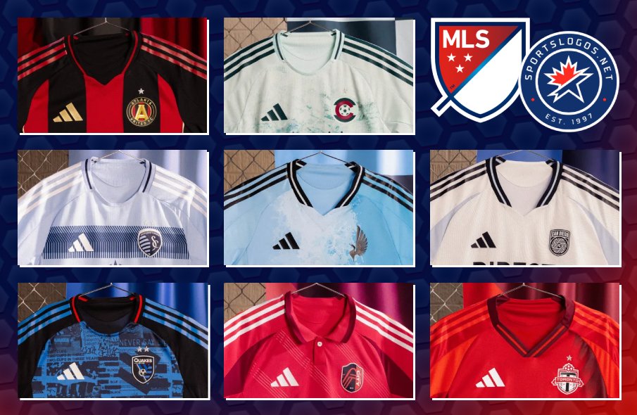 Flurry of MLS Kit Unveilings Wraps Up With 8 More Launches on Friday – SportsLogos.Net News Flurry of MLS Kit Unveilings Wraps Up With 8 More Launches on Friday – SportsLogos.Net News
