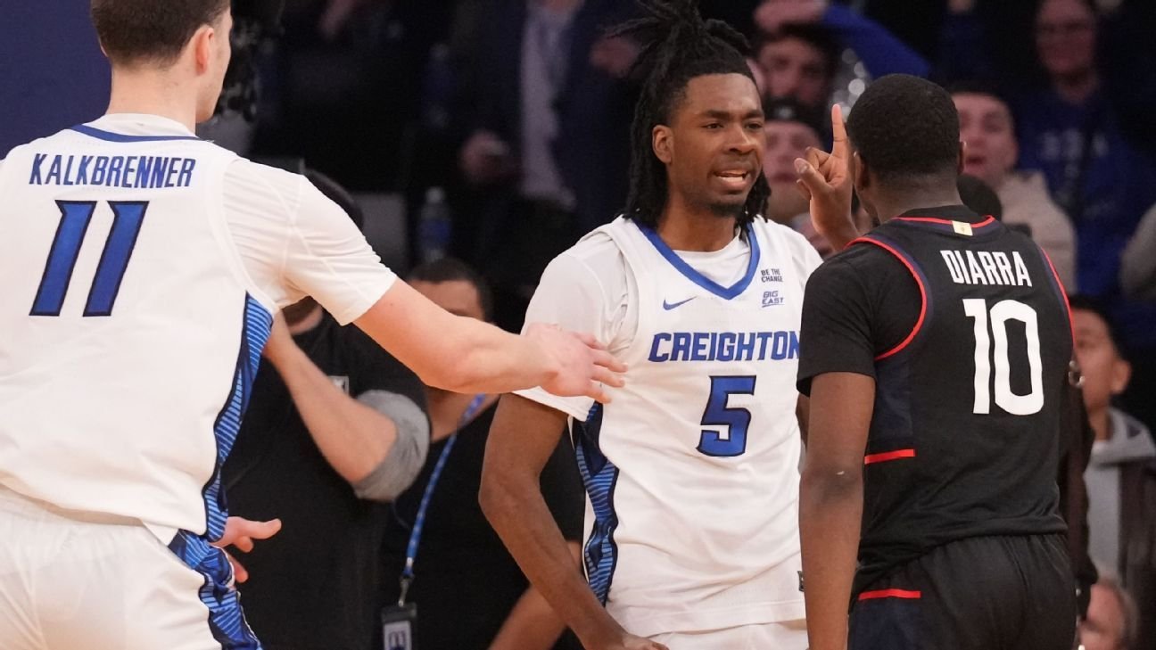 UConn-Creighton Big East semifinal ends with heated skirmish